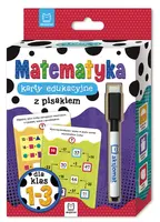 Okładka: Matematyka klasy 1-3 – karty edukacyjne z pisakiem dla klas 1-3