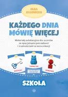 Okładka: Każdego dnia mówię więcej. Szkoła
