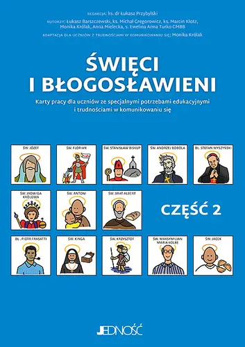 Okładka: Święci i błogosławieni.