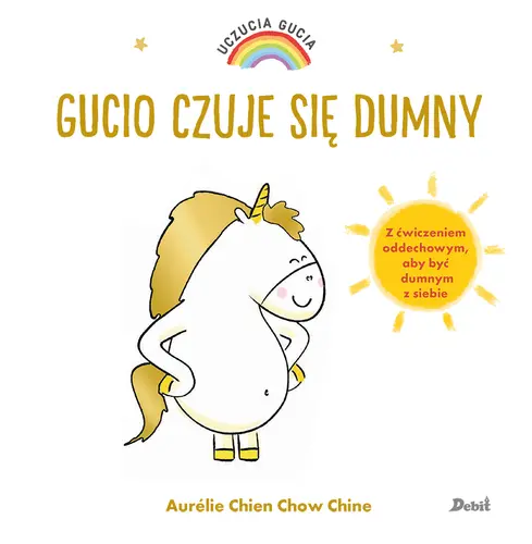 Okładka: Uczucia Gucia. Gucio czuje się dumny