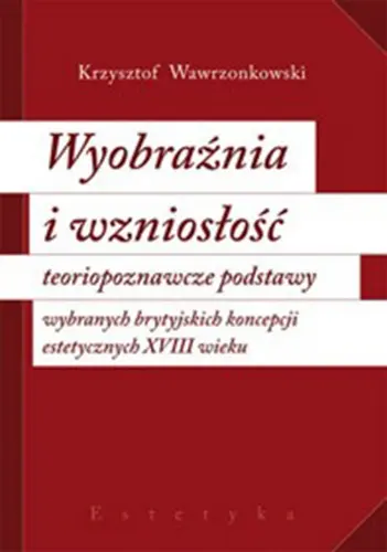 Okładka: Wyobraźnia i wzniosłość