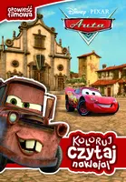 Okładka: Koloruj, czytaj, naklejaj. Auta