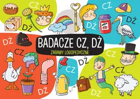 Okładka: Zabawy logopedyczne. Badacze CZ DŻ