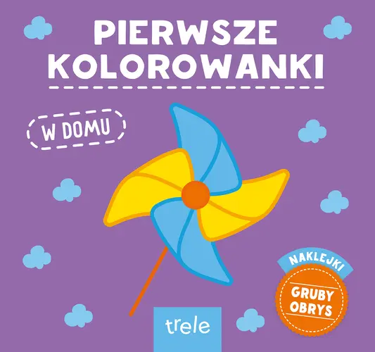 Okładka: Pierwsze kolorowanki. W domu