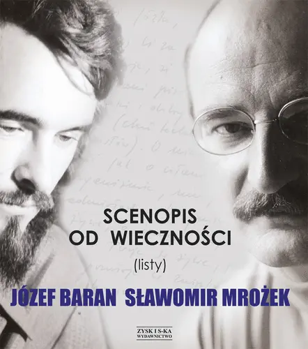 Okładka: Scenopis od wieczności (listy) Baran-Mrożek.