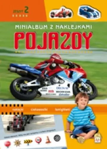 Okładka: Minialbum z naklejkami. Pojazdy cz.2