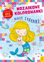 Okładka: Mozaikowe kolorowanki. Małe syrenki