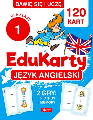 Okładka: EduKarty. Język angielski dla kl. 1