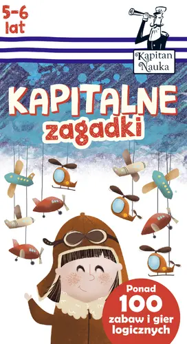 Okładka: Kapitalne zagadki (5-6 lat)