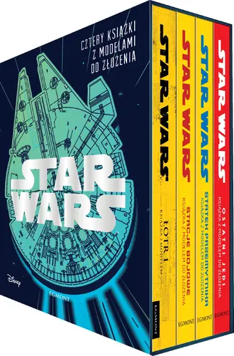 Okładka: Star Wars. Cztery książki z modelami do złożenia