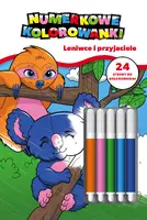 Okładka: Koala. Numerkowe kolorowanki. Leniwce i przyjaciele