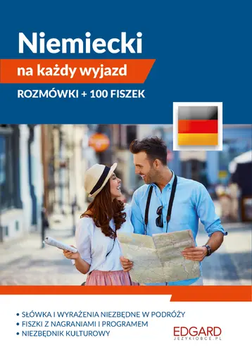 Okładka: Pakiet. Niemiecki na każdy wyjazd. Rozmówki + 100 fiszek