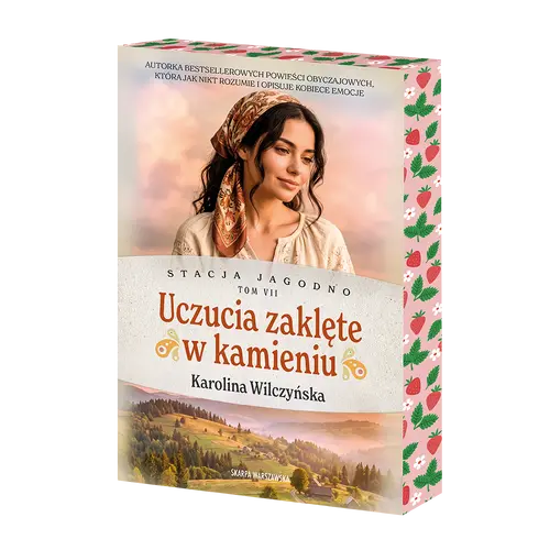 Okładka: Stacja Jagodno. Uczucia zaklęte w kamieniu (barwione brzegi)