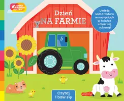 Okładka: Dzień na farmie. Akademia Mądrego Dziecka. Czytaj i baw się