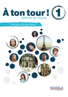 Okładka: A ton tour ! 1 podręcznik wieloletni do języka francuskiego, klasa 7, numer MEN