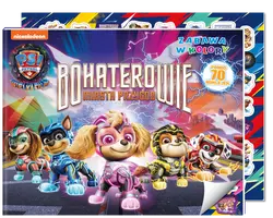 Okładka: Psi Patrol. Zabawa w kolory. Wielki film. Bohaterowie miasta przygód