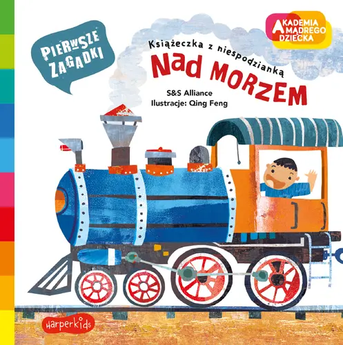 Okładka: Nad morzem. Akademia mądrego dziecka. Pierwsze zagadki