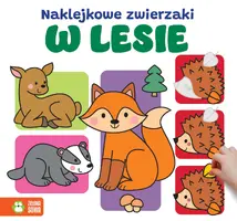 Okładka: Naklejkowe zwierzaki. W lesie