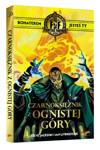 Okładka: Fighting Fantasy. Czarnoksiężnik z Ognistej Góry