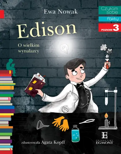 Okładka: Edison. O wielkim wynalazcy