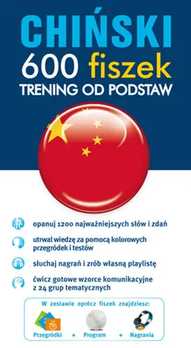 Okładka: Chiński 600 fiszek Trening od podstaw + CD
