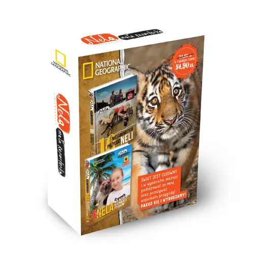 Okładka: Pakiet: Nela na wyspie rajskich ptaków / 10 niesamowitych przygód Neli