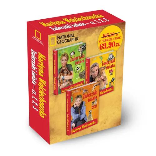 Okładka: Pakiet: Zwierzaki świata. Część 1-3