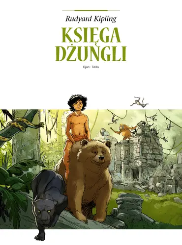 Okładka: Adaptacje literatury. Księga dżungli