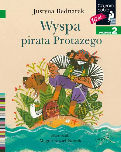Okładka: Wyspa pirata Protazego. Czytam sobie. Poziom 2