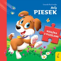 Okładka: Książka z puzzlami. Mały piesek