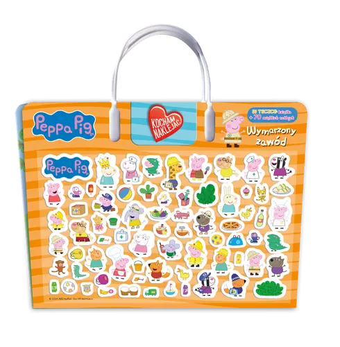 Okładka: Peppa Pig. Kocham naklejać cz. 5