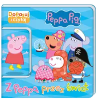 Okładka: Peppa Pig. Dopasuj i Czytaj. Z Peppą przez świat