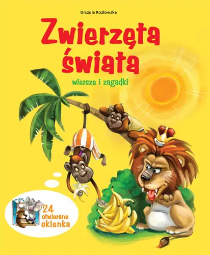 Okładka: Zwierzęta świata. Wiersze i zagadki