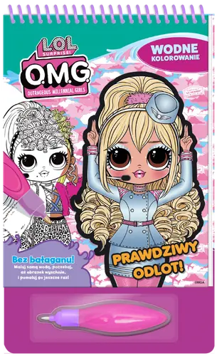 Okładka: L.O.L. Surprise! Wodne kolorowanie cz. 6 Prawdziwy odlot