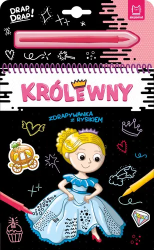 Okładka: Królewny. Zdrapywanka z rysikiem