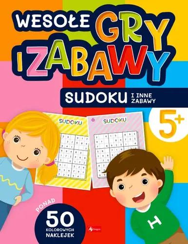 Okładka: Wesołe gry i zabawy. Sudoku i inne zabawy