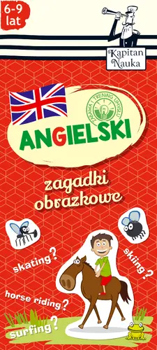 Okładka: Zagadki obrazkowe Angielski 6-9 lat
