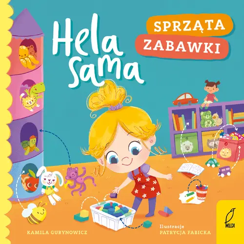 Okładka: Hela sama. Sprząta zabawki