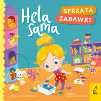 Okładka: Hela sama. Sprząta zabawki