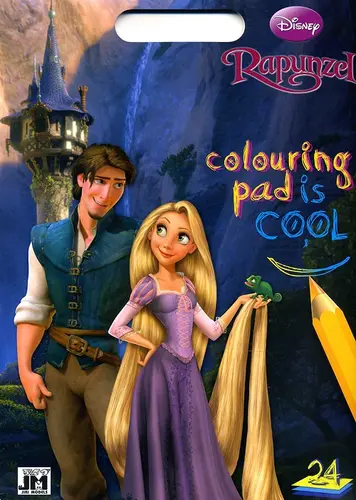 Okładka: COLORING PAD A4 - Roszpunka