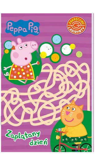 Okładka: Peppa Pig. Zakręcone labirynty cz. 6 Zaplątany dzień