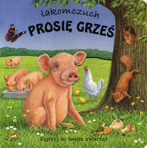 Okładka: Łakomczuch prosię Grześ
