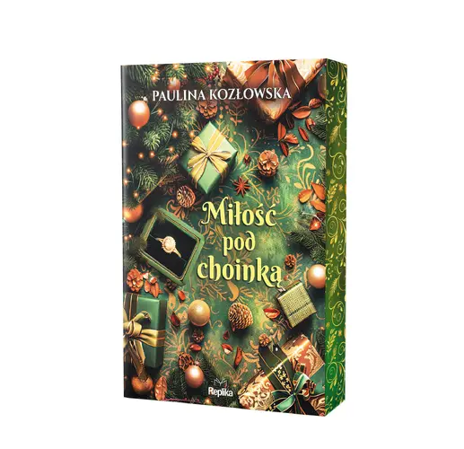 Okładka: Miłość pod choinką, (barwione brzegi)