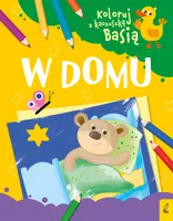 Okładka: Koloruj z kaczuszką Basią. W domu