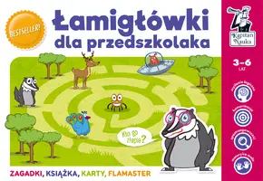 Okładka: Łamigłówki dla przedszkolaka. Kapitan Nauka