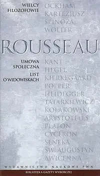 Okładka: Umowa społeczna. List o widowiskach. Tom 14