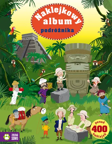 Okładka: Naklejkowy album. Naklejowy album podróżnika