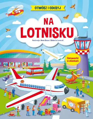 Okładka: Otwórz i odkryj. Na lotnisku