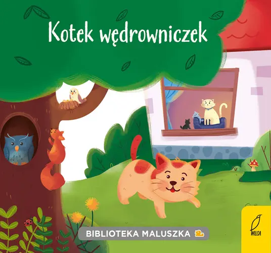Okładka: Biblioteka maluszka. Kotek wędrowniczek