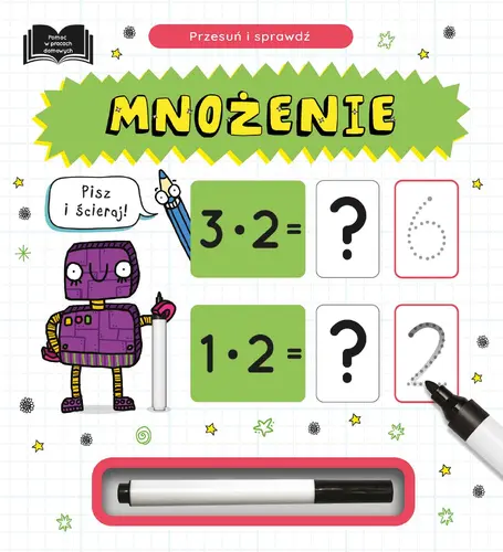 Okładka: Przesuń i sprawdź. Mnożenie